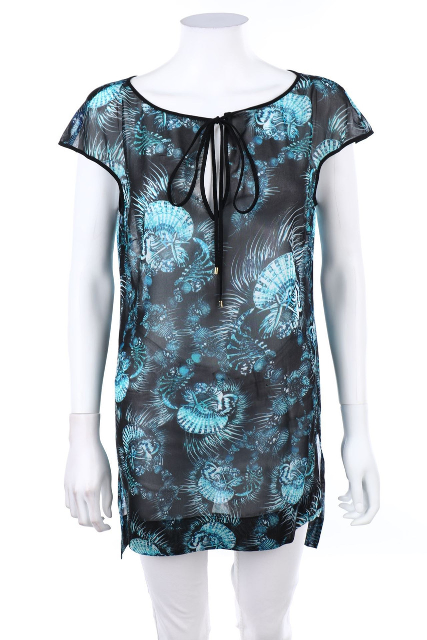 Just cavalli - Chiffon-Kurzarm-Bluse - D 38