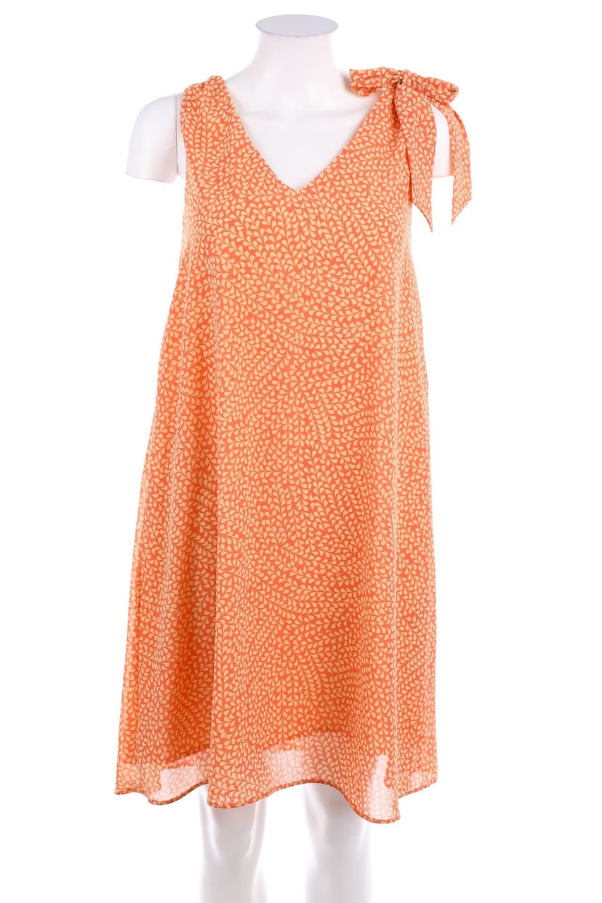 comma - Chiffon-Kleid mit Drapierung - D 32