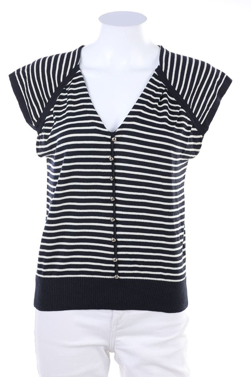 MORGAN - Glitzer-Strick-Pullover - XS