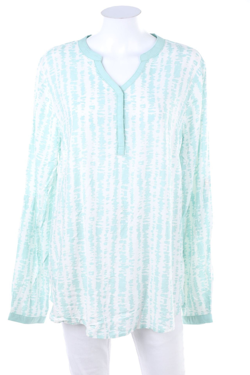 Seasons - Bluse mit Krempel-Ärmeln - L