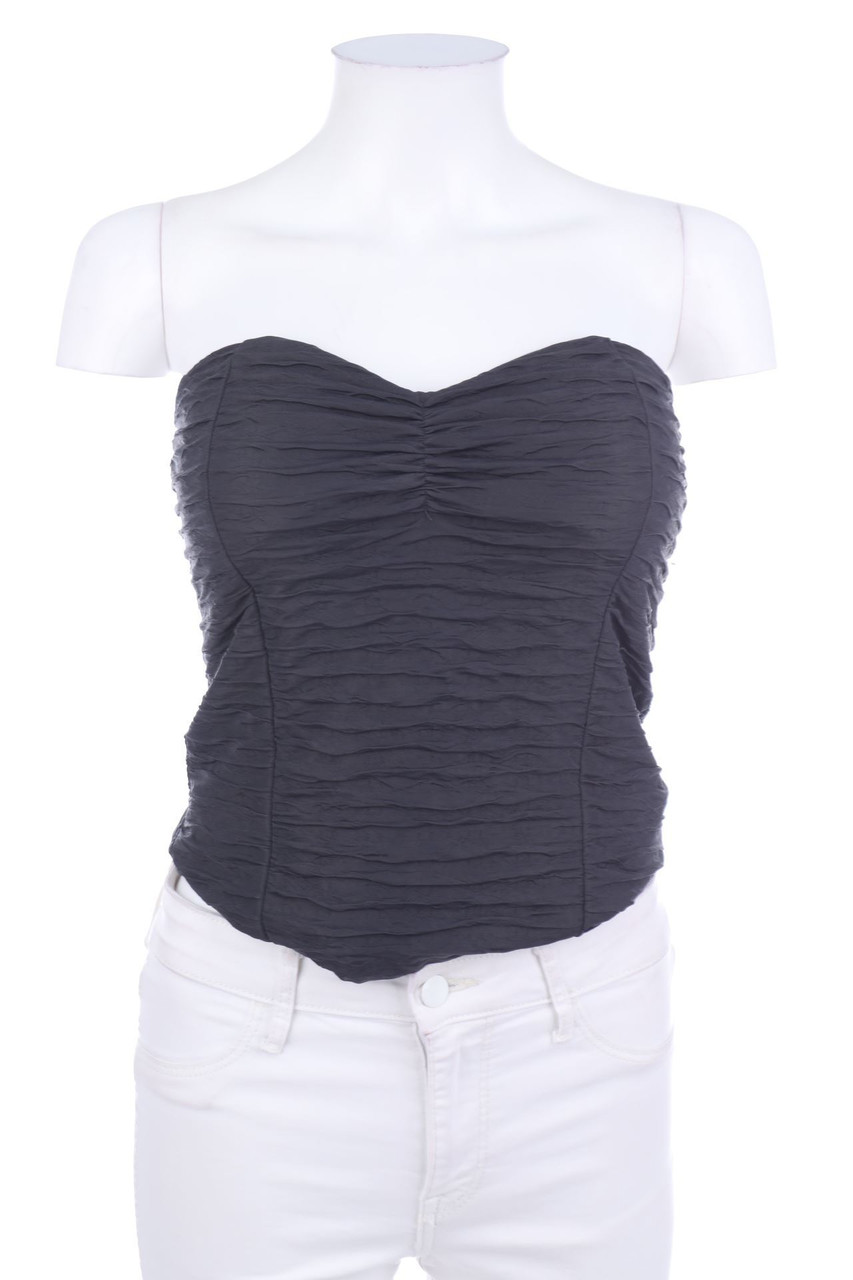 TOUT FEU TOUT FEMME - Bustier-Top mit Raffungen - M