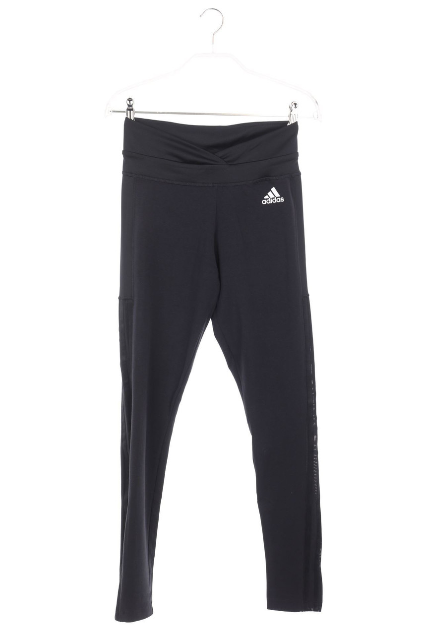 adidas - Sport-Leggings mit Logo-Print - XS