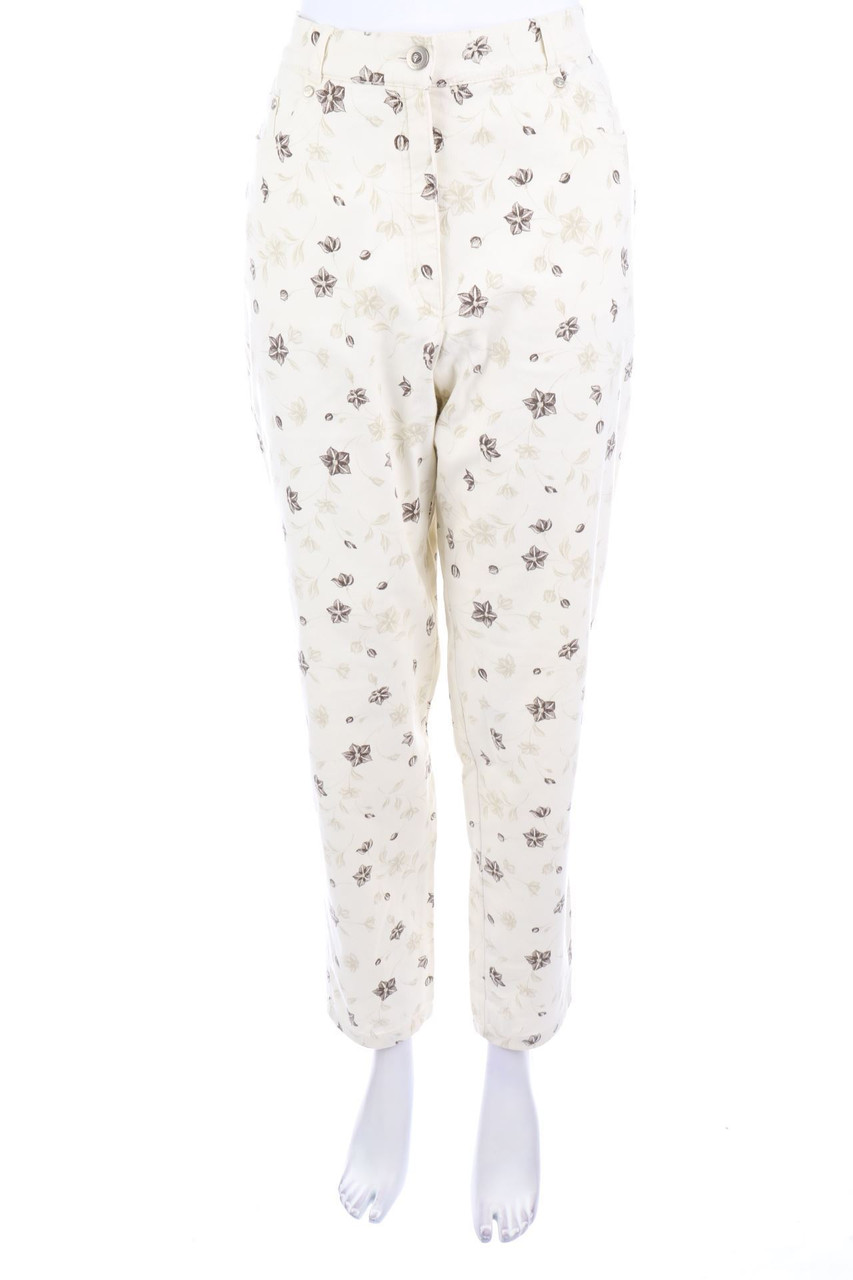 ZERRES - Slim Jeans mit Blumen-Print - D 44