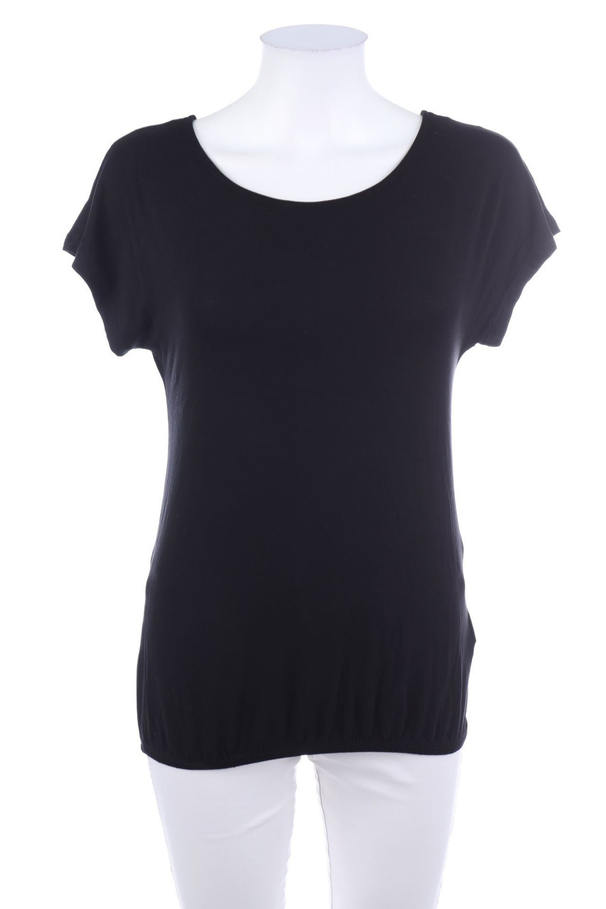 vivance collection - Kurzarm-Bluse mit Spitze - D 32-34