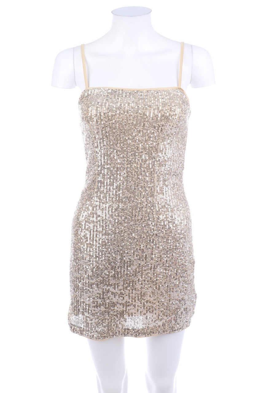 Ohne Label - Pailletten-Kleid - XS