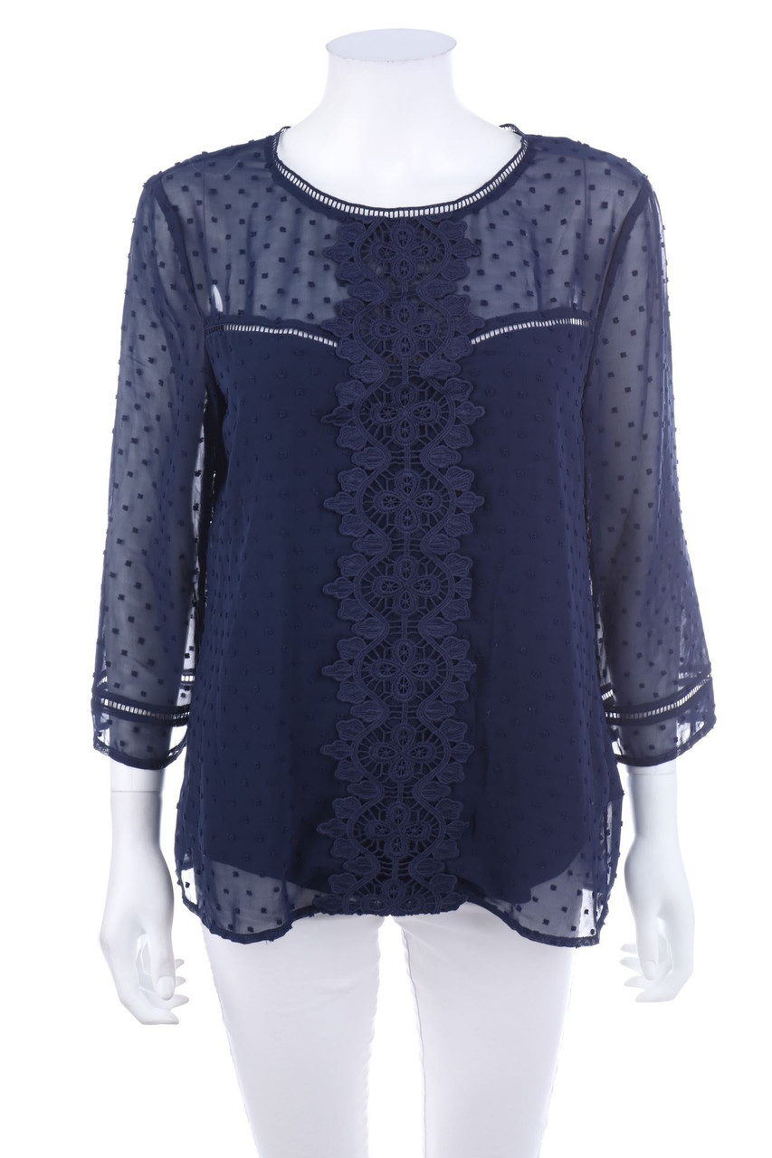 orsay - Bluse mit Spitze - D 40