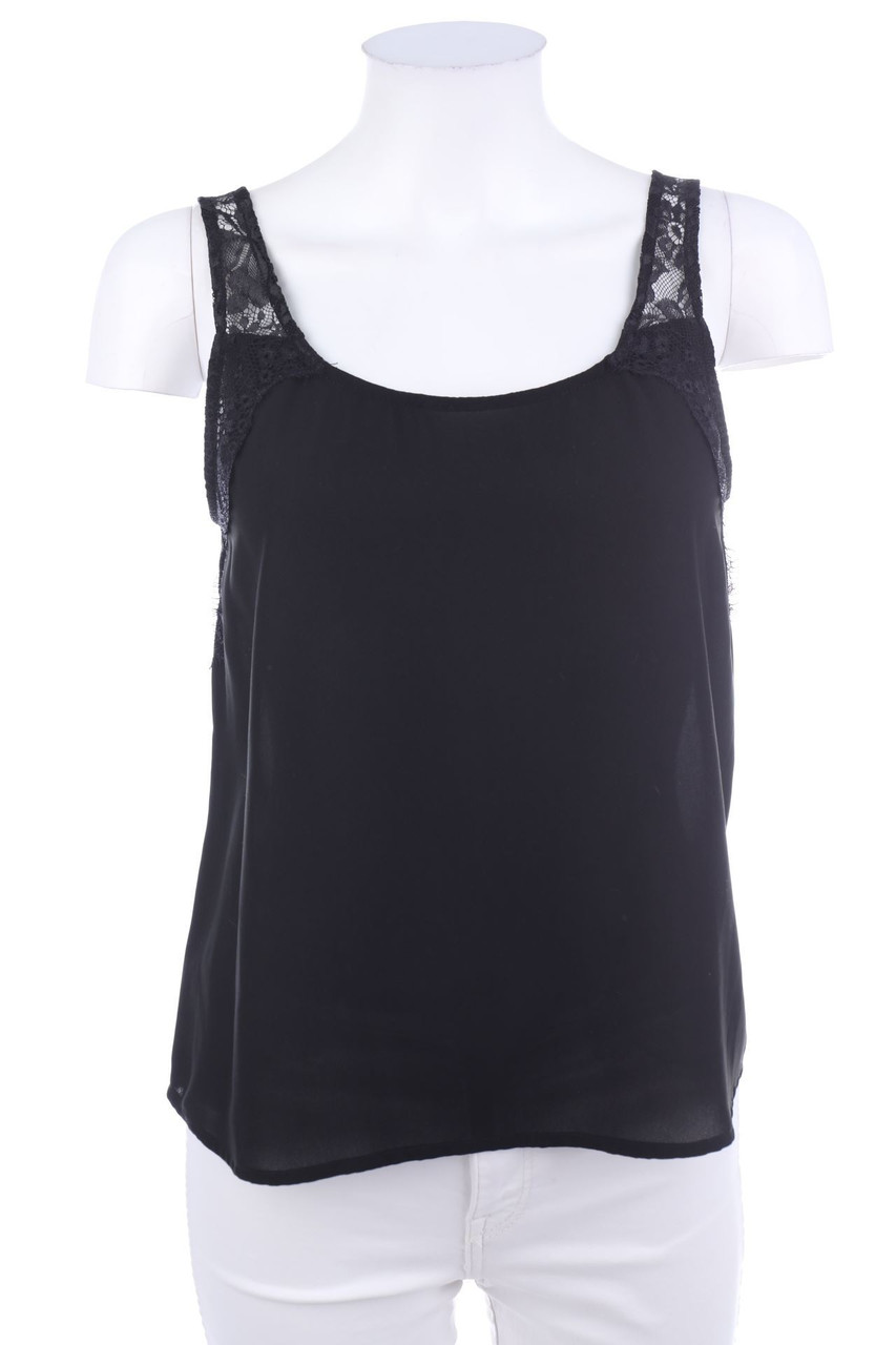 zebra - Blusentop mit Spitze - S