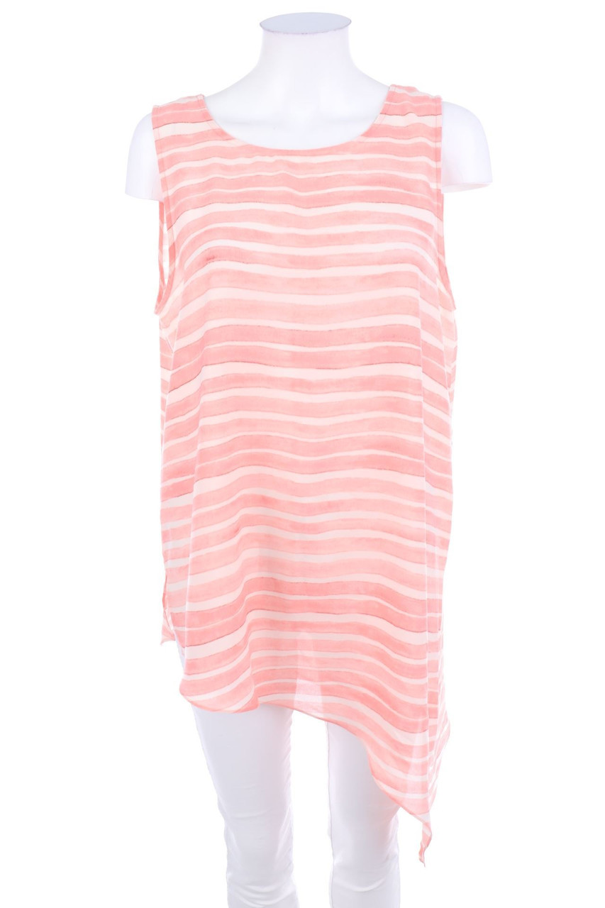 VINCE CAMUTO - Blusentop mit asymmetrischem Schnitt - L