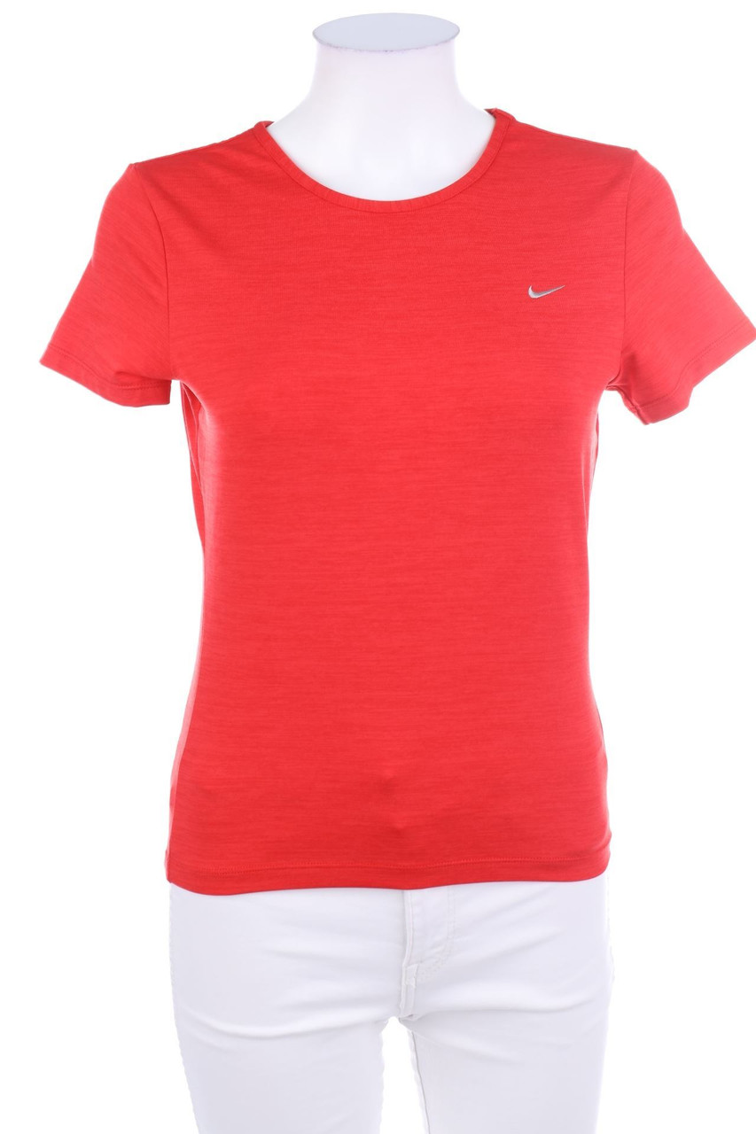 NIKE - Sport T-Shirt mit Logo-Stickerei - D 38-40