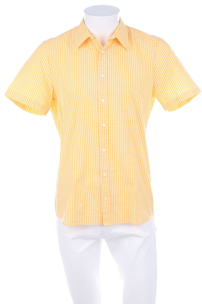 SHIRTHOUSE - Kurzarm-Hemd mit Karo-Muster - M