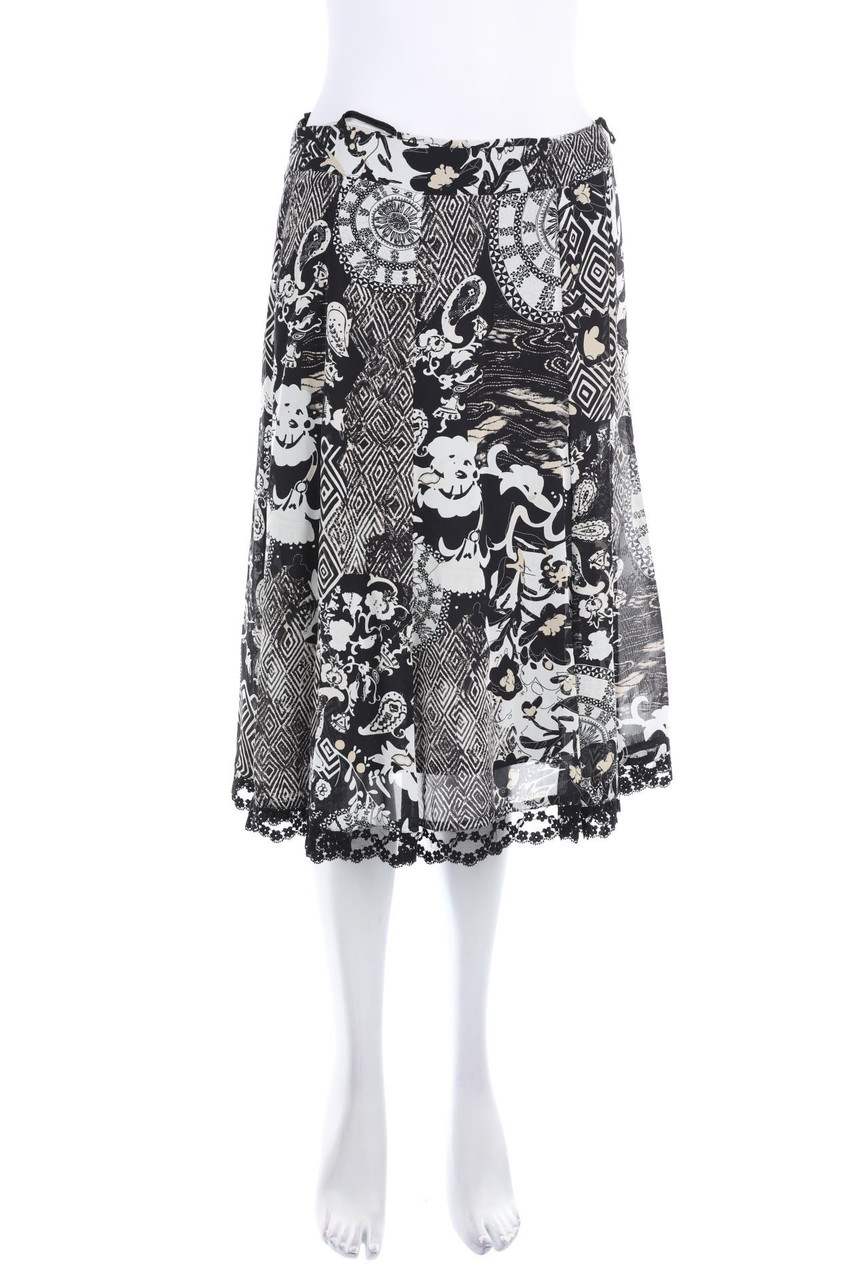 steilmann - Rock mit floralem Muster - D 40