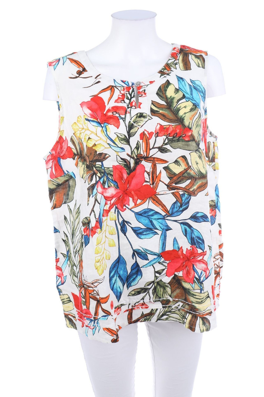CECIL - Blusentop mit Blumen-Print - L