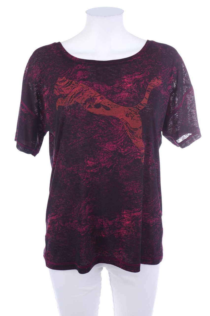 PUMA - Sport T-Shirt mit Logo-Print - S