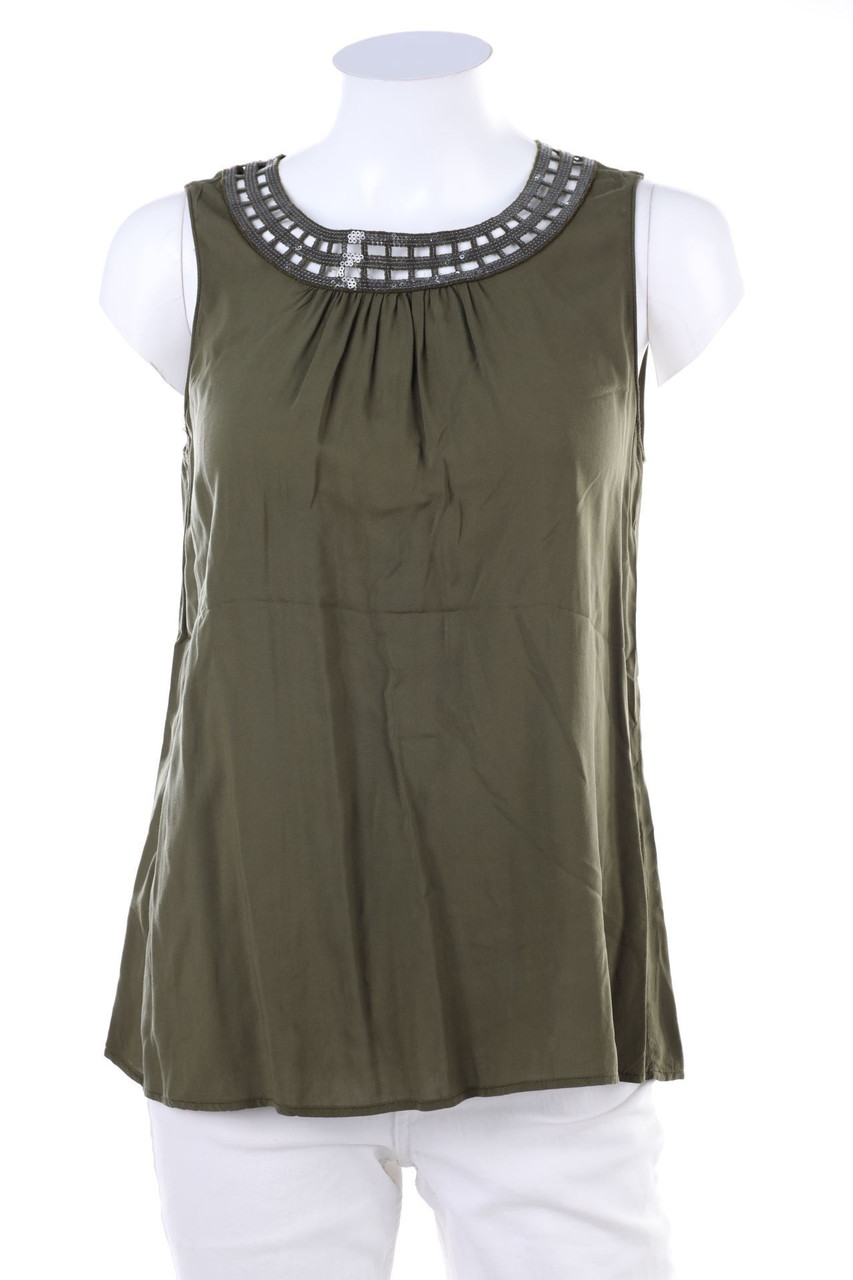 orsay - Blusentop mit Pailletten - M