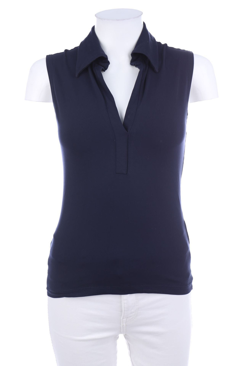 MORE & MORE - ärmelloses Polo-Shirt - D 34