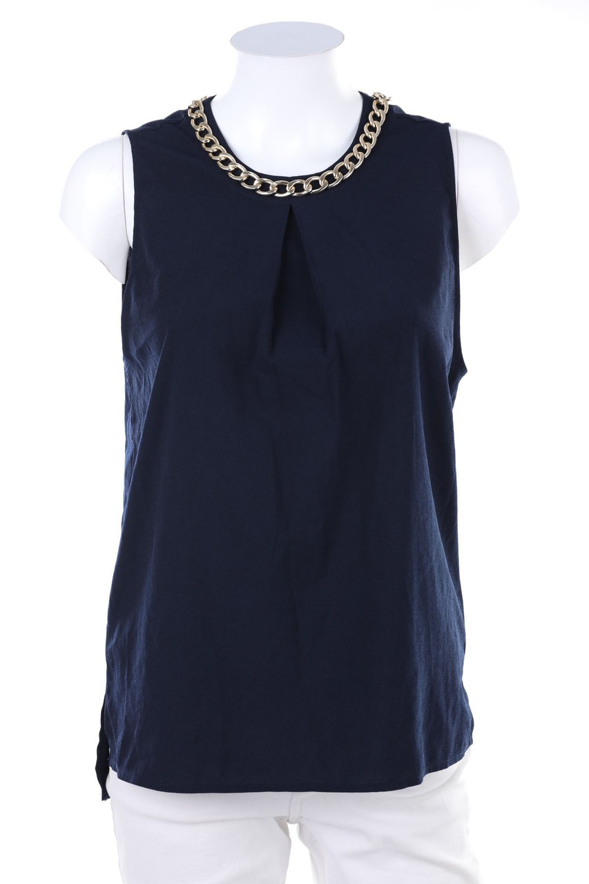 zebra - Blusentop mit Kette - S