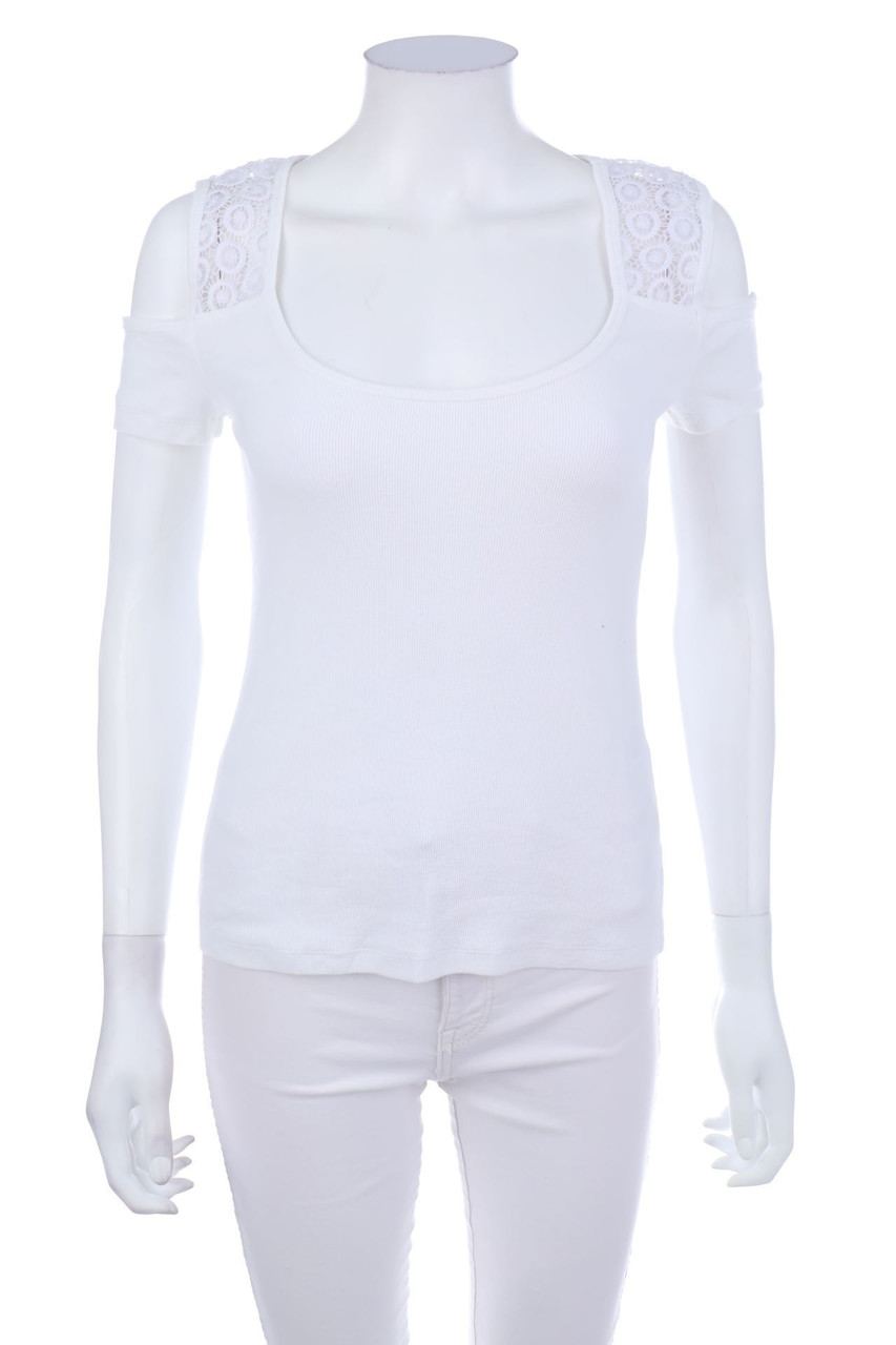 Alba Moda - Kurzarm-Shirt mit Cut-outs - D 36