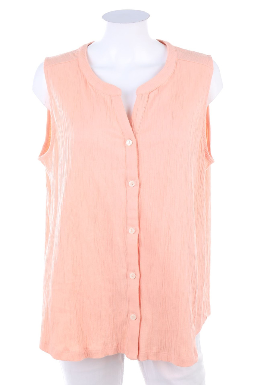 LANDS´END - Blusentop aus Baumwoll-Mix - XL