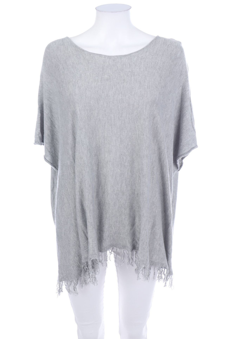 VERO MODA - Batwing-Pullover mit Fransen - M