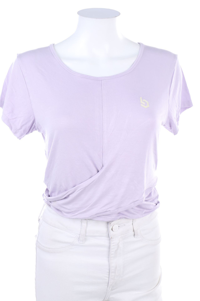 BEYOND LIMITS - Cropped-Shirt mit Drapierung - L