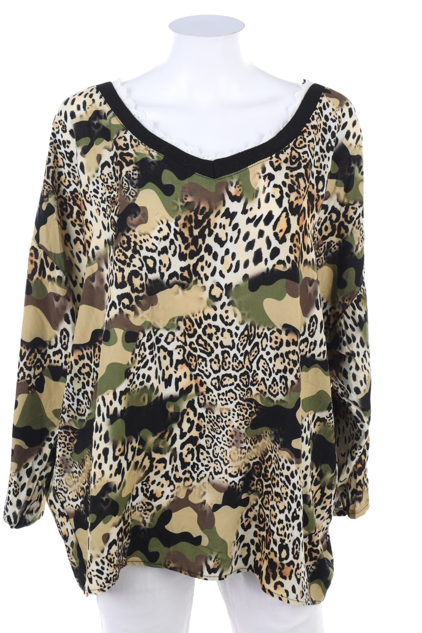 NEW COLLECTION - Bluse mit Animal-Print - D 52