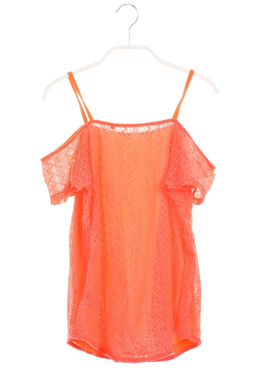 here+there C&A - Cold-Shoulder-T-Shirt aus Spitze - 158