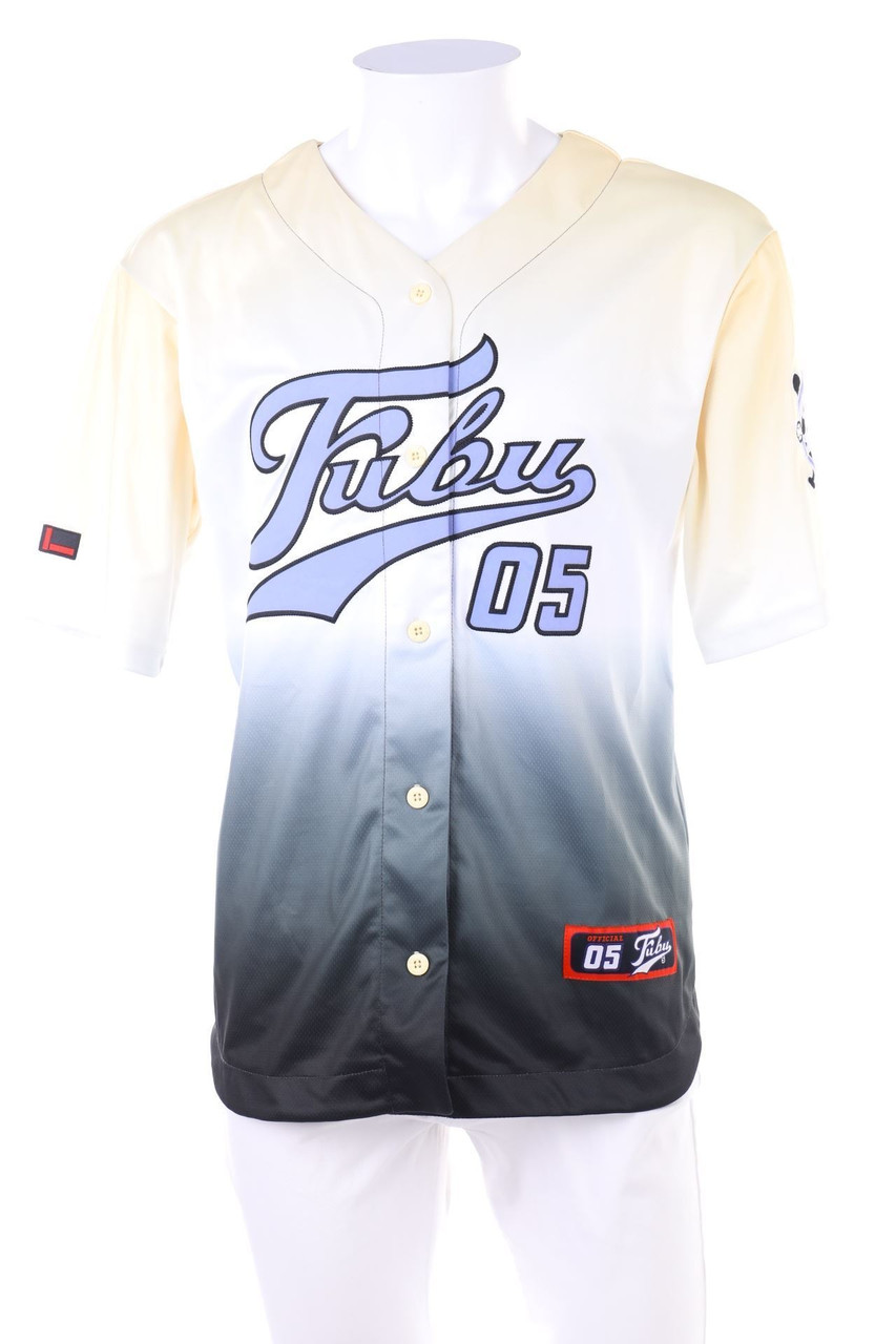 FUBU - Kurzarm-Hemd mit Logo-Applikation - S