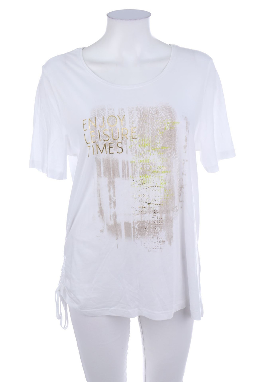 blue seven - Kurzarm-Shirt mit Print - D 44