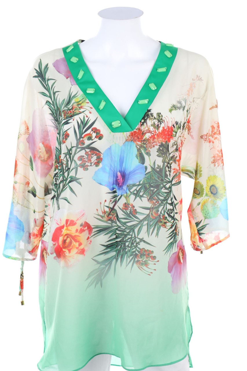 CANNELLA - Tunika-Bluse mit Print - D 44