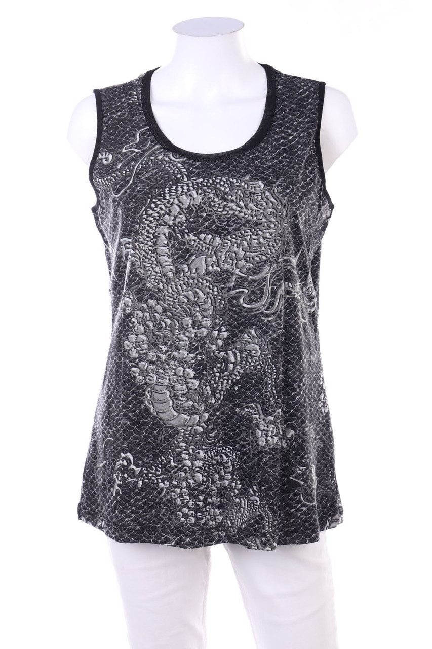 GERRY WEBER - Mesh-Top mit Print - D 42