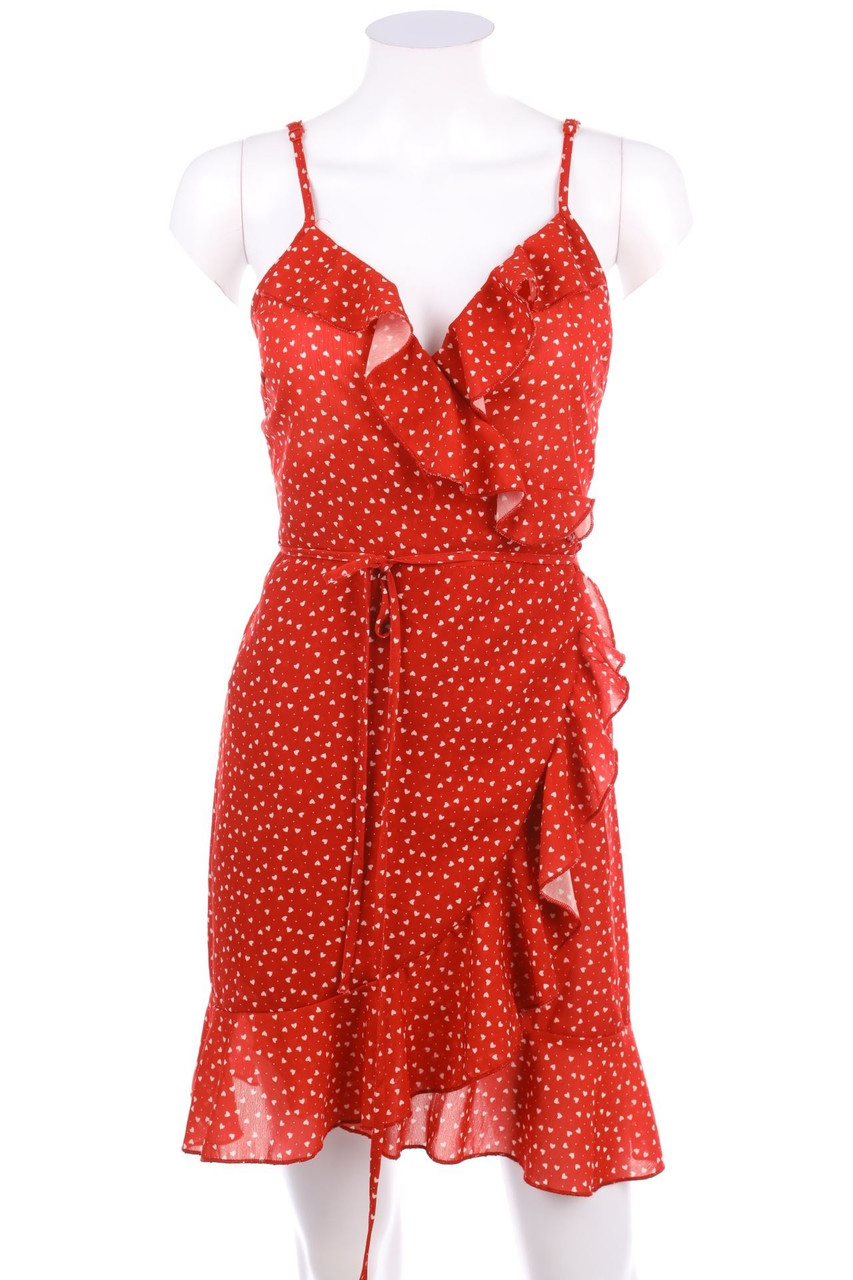 SHEIN - Wickelkleid mit Print - M