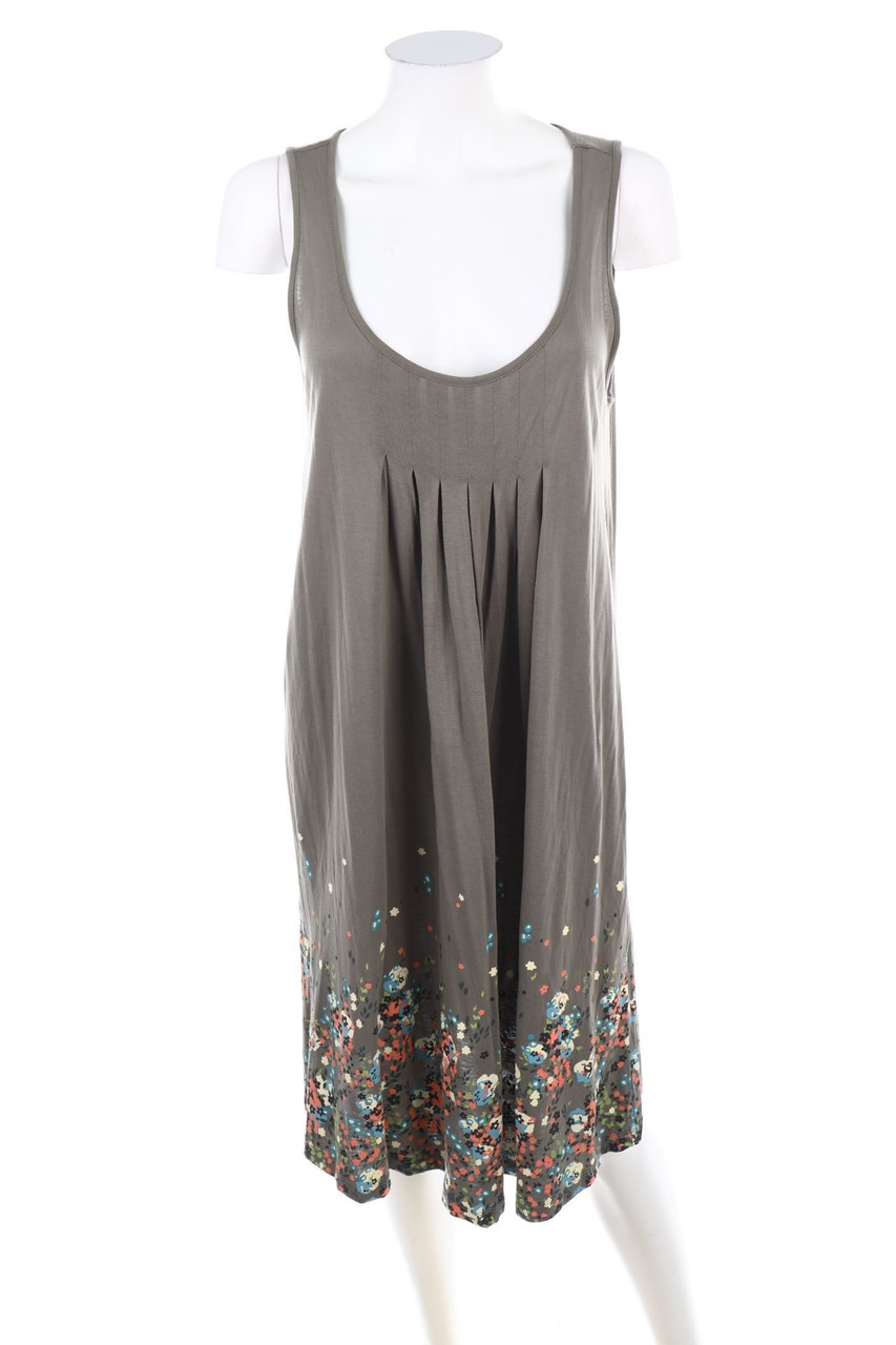 beach time - Kleid mit Blumen-Print - D 38