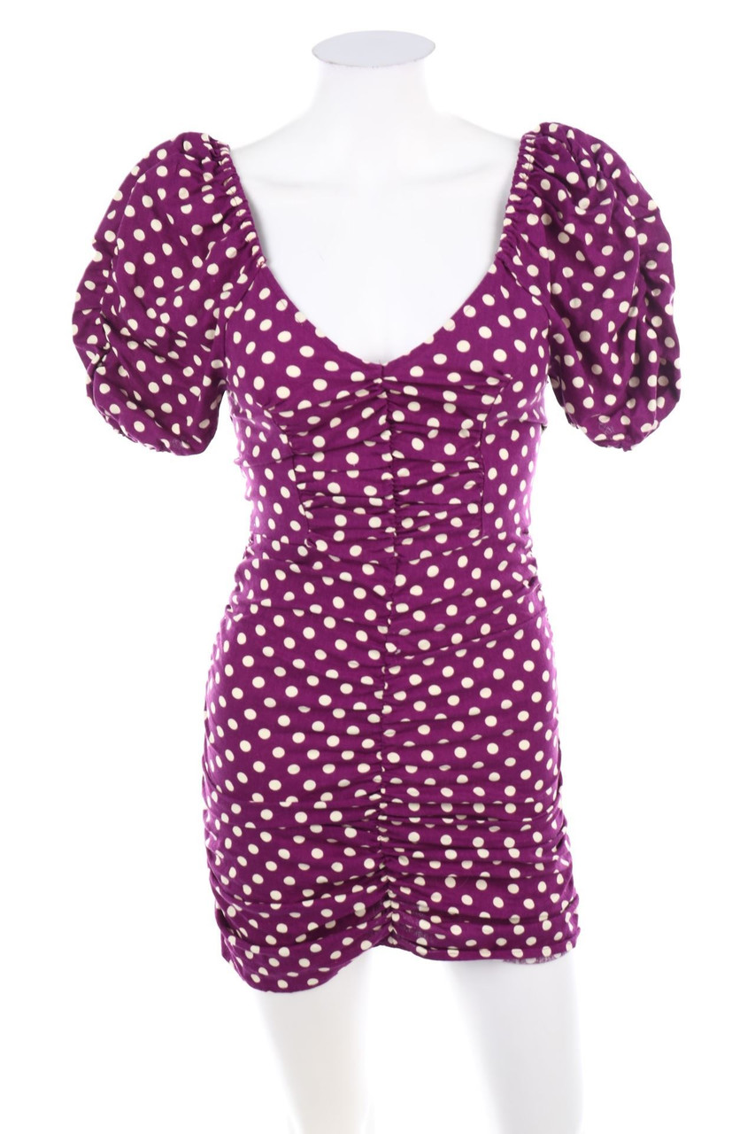 ZARA - Minikleid aus Leinen-Mix - S