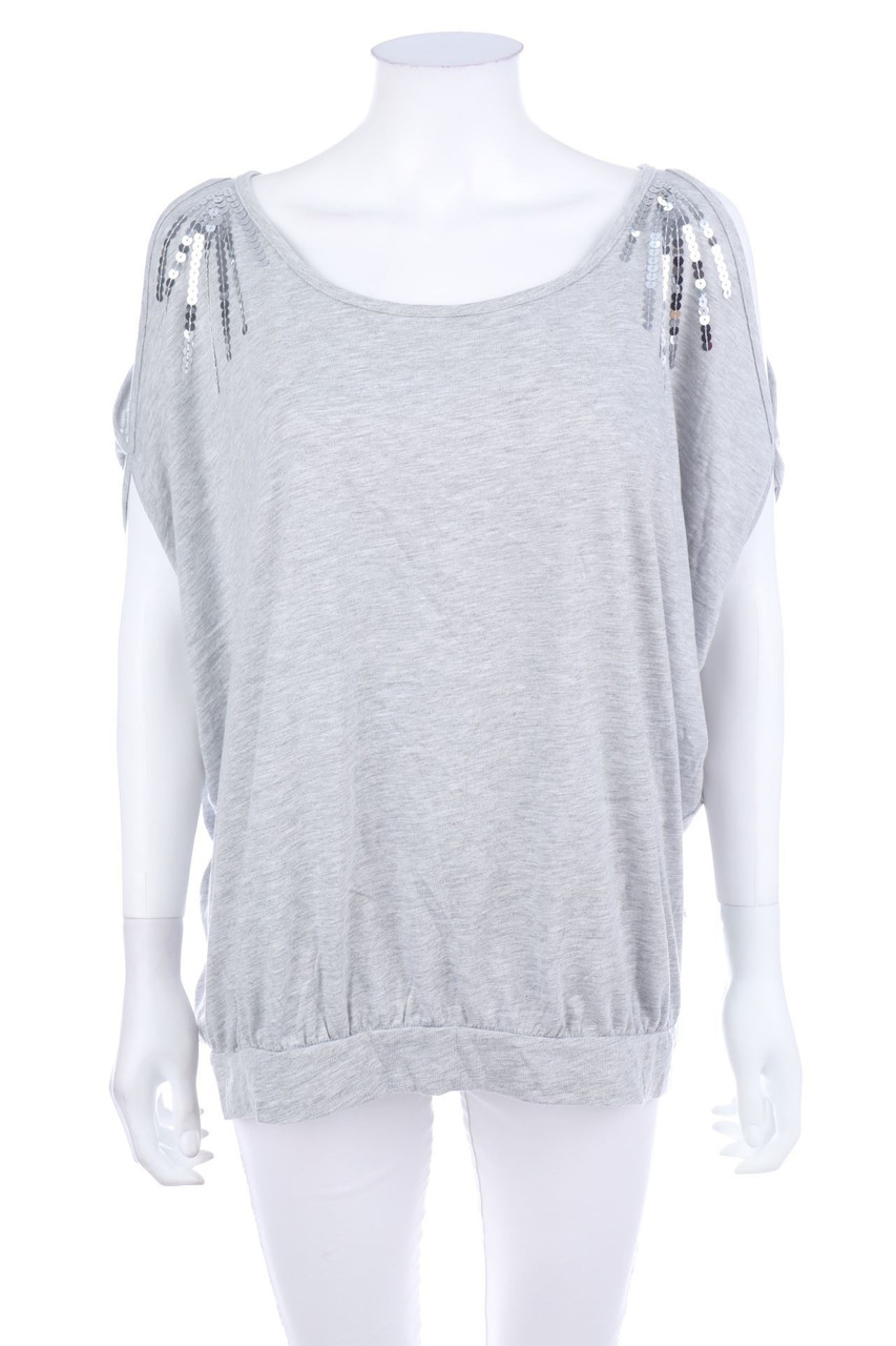 LASCANA - Cold-Shoulder-Batwing-Shirt - D 40-42