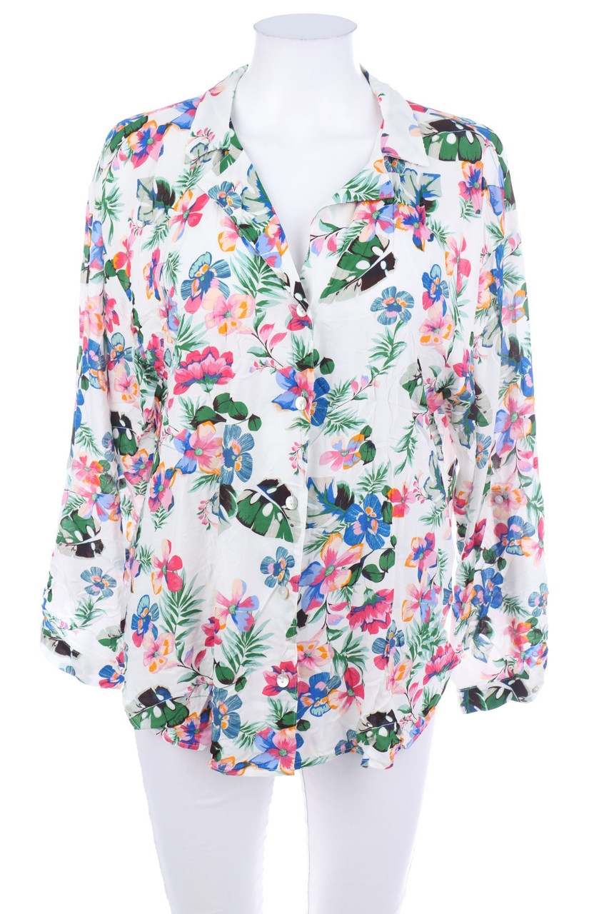 ESPRIT - Bluse mit Blumen-Print - S
