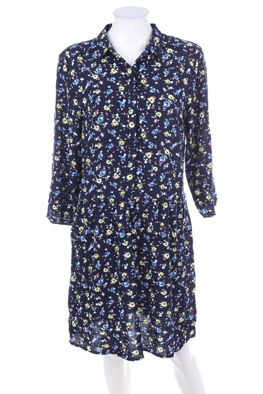 promod - Blusenkleid mit Blumen-Print - XL