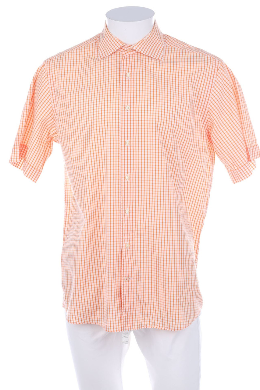 COMMANDER - Kurzarm-Hemd mit Karo-Muster - M