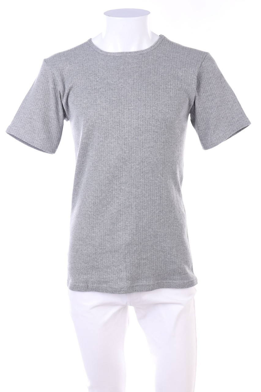 Ohne Label - T-Shirt mit Rundhals - M