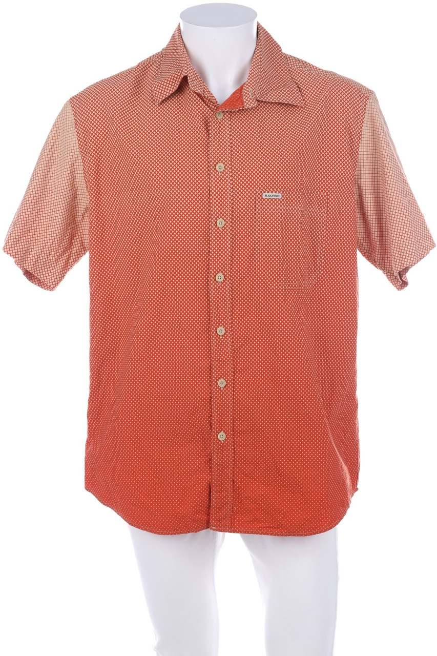 s.Oliver - Kurzarm-Hemd mit Karo-Muster - XL