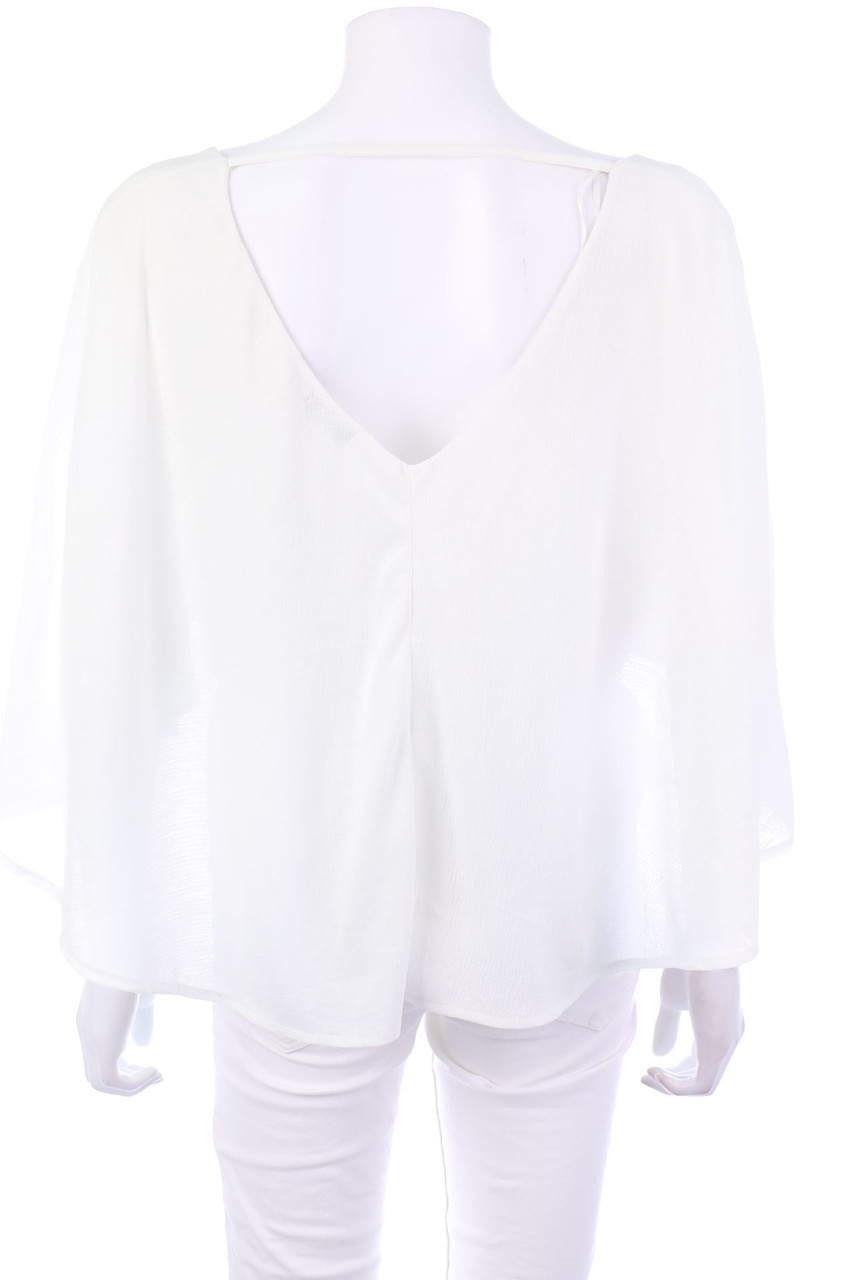 Bershka - Bluse mit Batwing-Ärmeln - L