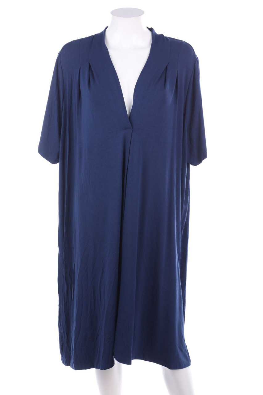 OPEN END - Kurzarm-Kleid aus Viskose-Mix - D 54