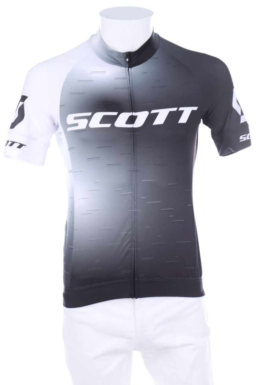 SCOTT - Print-Sport-Shirt mit Zipper - L