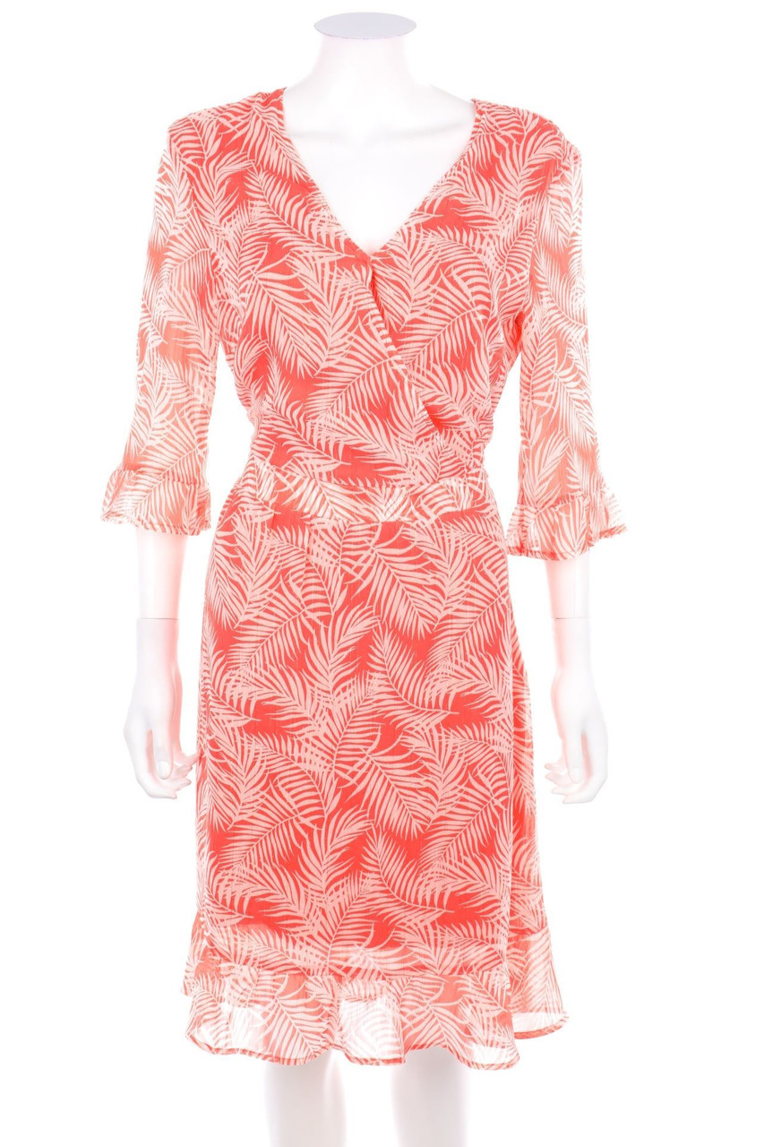 s.Oliver - Glitzer-Kleid mit Print - D 40