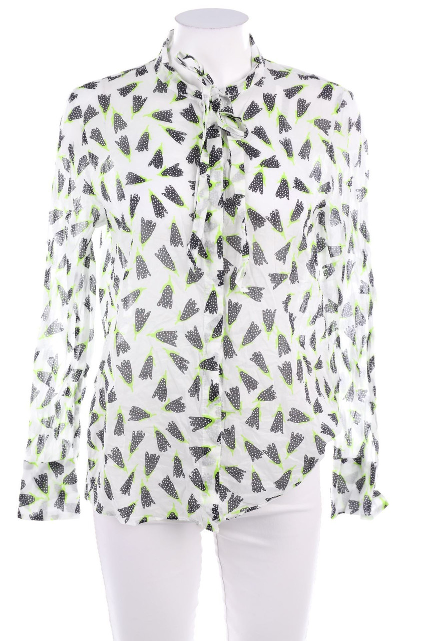 MARC CAIN - Schluppen-Bluse mit Print - M