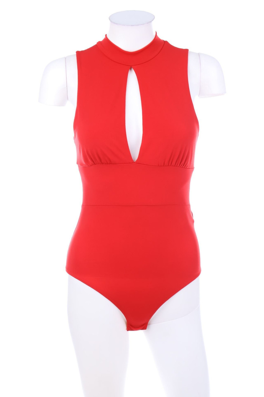 AMISU - Body mit tiefem Ausschnitt - XS