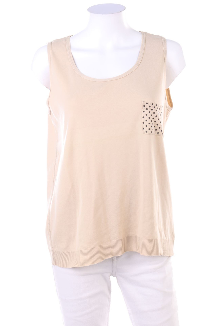 MARGITTES - Strick-Top mit Polka Dots - D 44