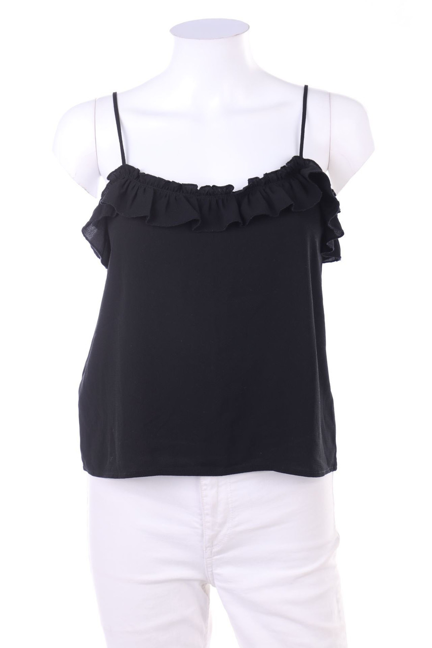 MANGO - Träger-Top mit Volants - S