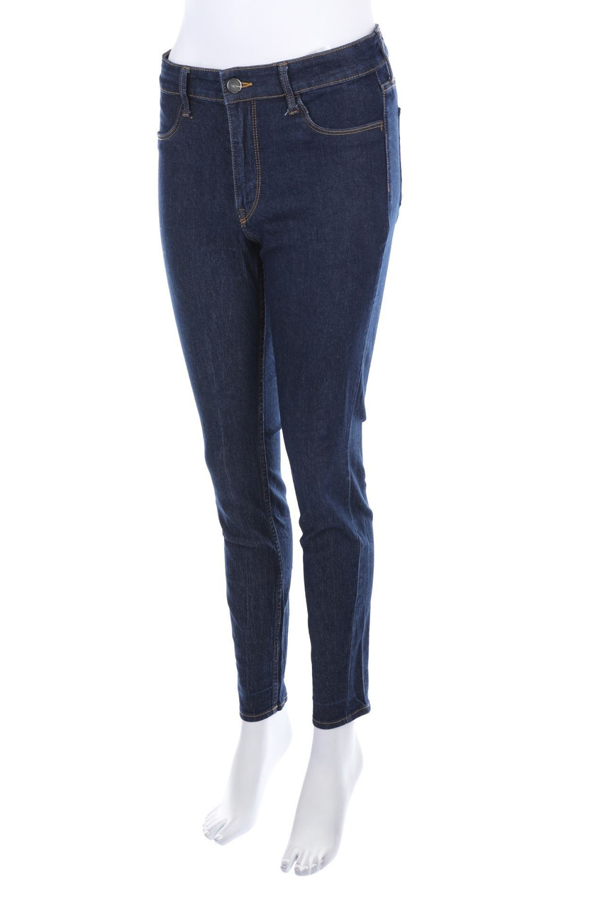 H&M &denim - Raw Denim Skinny-Jeans - W29