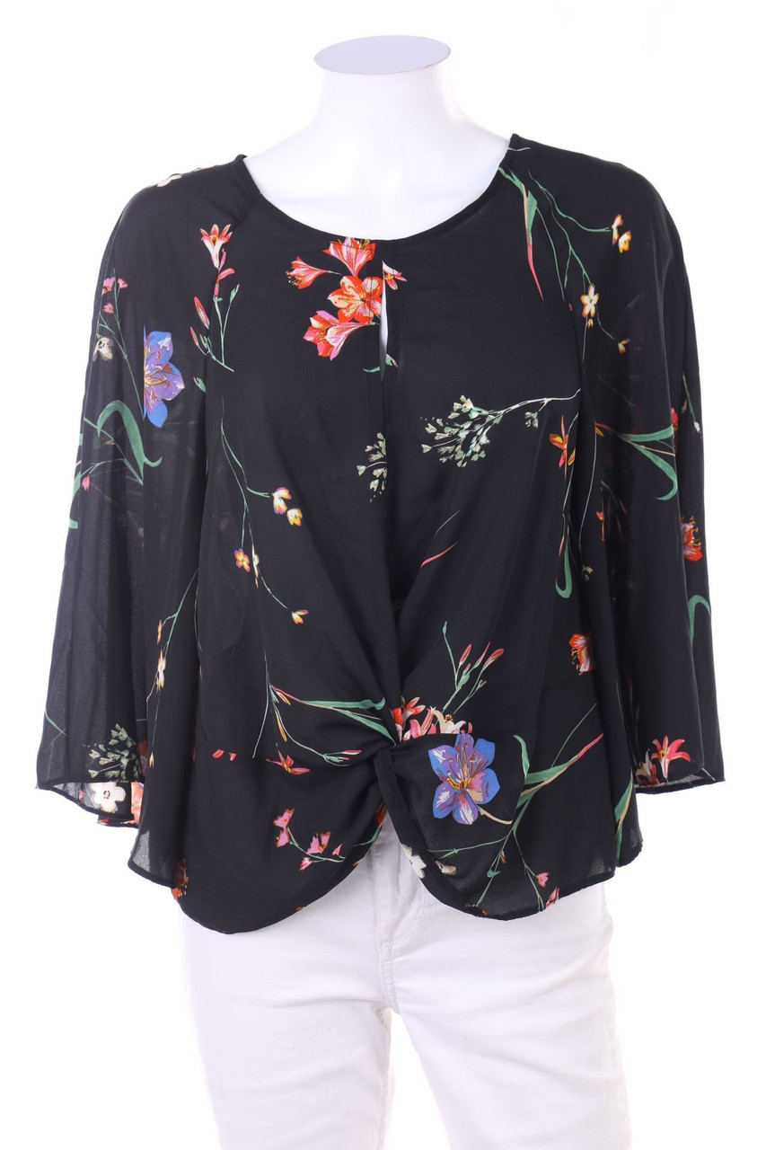 George. - Bluse mit 3/4-Ärmel mit Drapierung - D 36