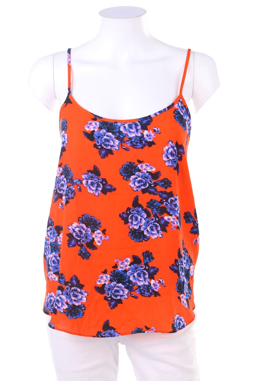 Ohne Label - Blusentop mit Blumen-Print - D 36
